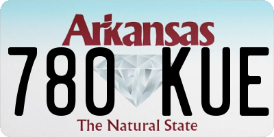 AR license plate 780KUE