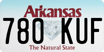 AR license plate 780KUF