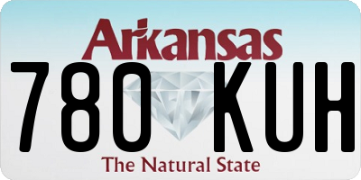 AR license plate 780KUH