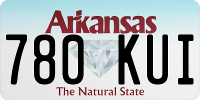AR license plate 780KUI