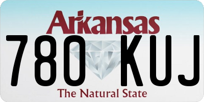 AR license plate 780KUJ
