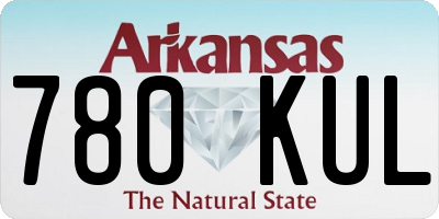 AR license plate 780KUL