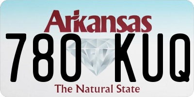AR license plate 780KUQ