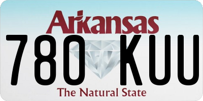 AR license plate 780KUU