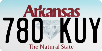 AR license plate 780KUY