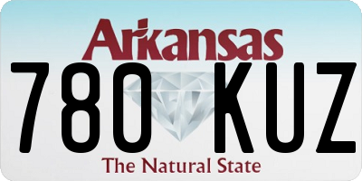 AR license plate 780KUZ