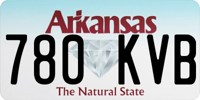 AR license plate 780KVB