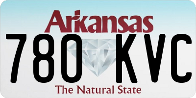 AR license plate 780KVC