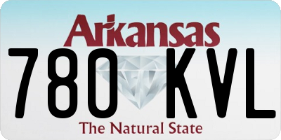 AR license plate 780KVL