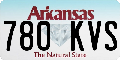 AR license plate 780KVS