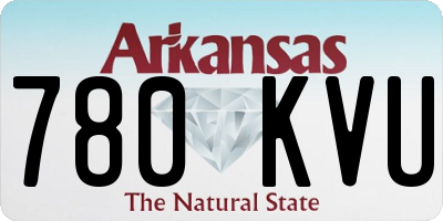 AR license plate 780KVU