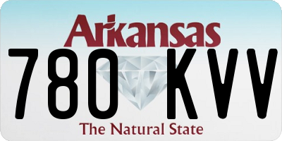 AR license plate 780KVV