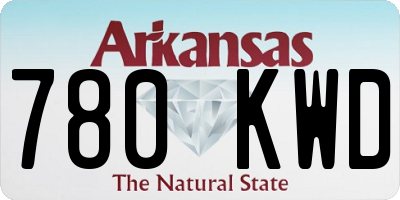 AR license plate 780KWD