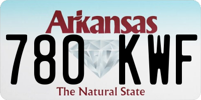 AR license plate 780KWF