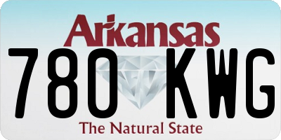AR license plate 780KWG