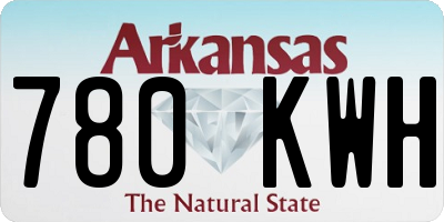 AR license plate 780KWH