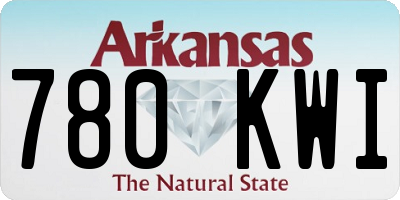 AR license plate 780KWI