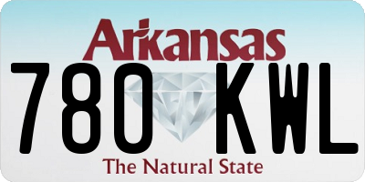 AR license plate 780KWL