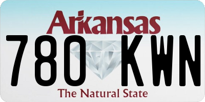 AR license plate 780KWN