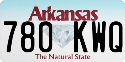 AR license plate 780KWQ