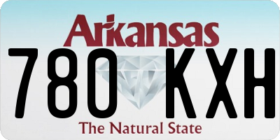 AR license plate 780KXH