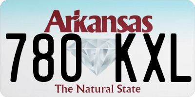 AR license plate 780KXL