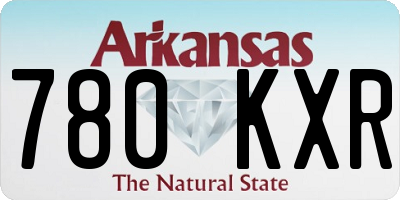 AR license plate 780KXR
