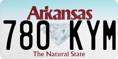 AR license plate 780KYM