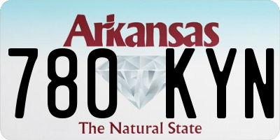 AR license plate 780KYN