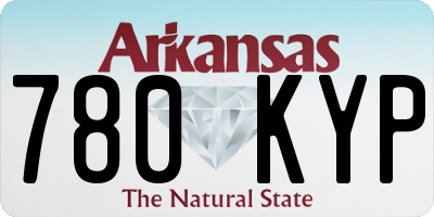 AR license plate 780KYP