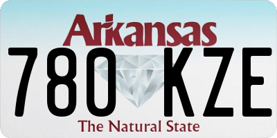 AR license plate 780KZE