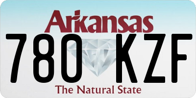 AR license plate 780KZF