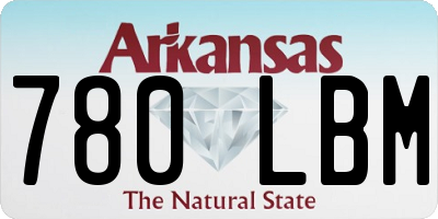 AR license plate 780LBM