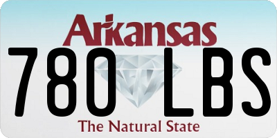 AR license plate 780LBS
