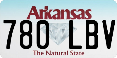 AR license plate 780LBV
