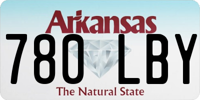 AR license plate 780LBY