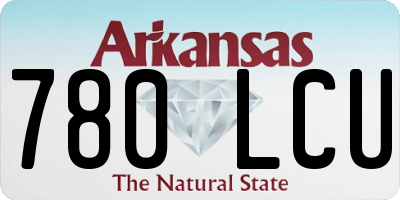 AR license plate 780LCU