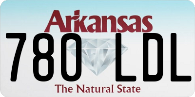 AR license plate 780LDL