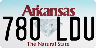 AR license plate 780LDU