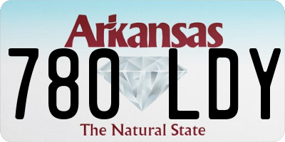 AR license plate 780LDY