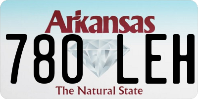 AR license plate 780LEH