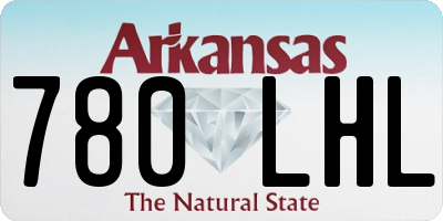 AR license plate 780LHL