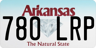 AR license plate 780LRP