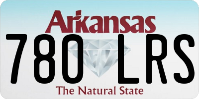 AR license plate 780LRS