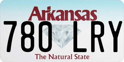 AR license plate 780LRY