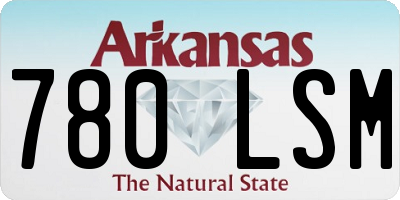 AR license plate 780LSM