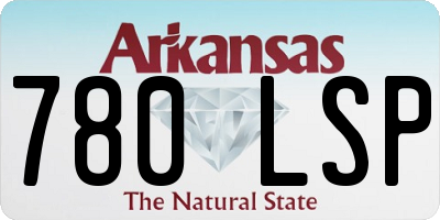 AR license plate 780LSP