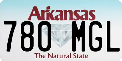 AR license plate 780MGL