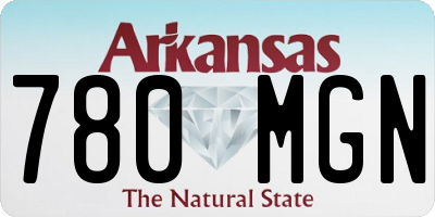 AR license plate 780MGN