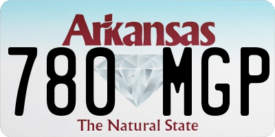 AR license plate 780MGP